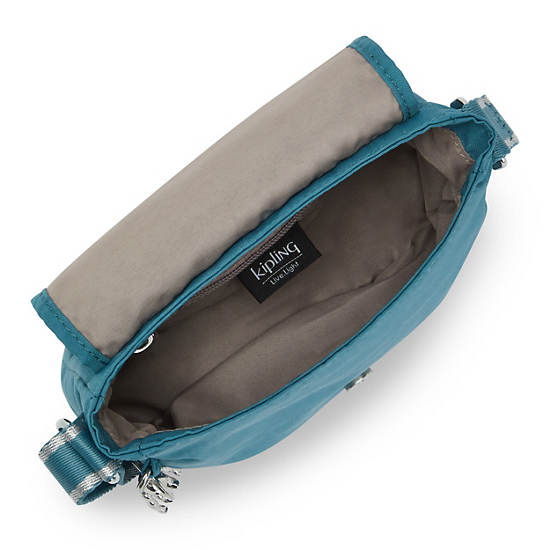 Sac Mini Kipling Sabian Crossbody Turquoise | FR 1873VR